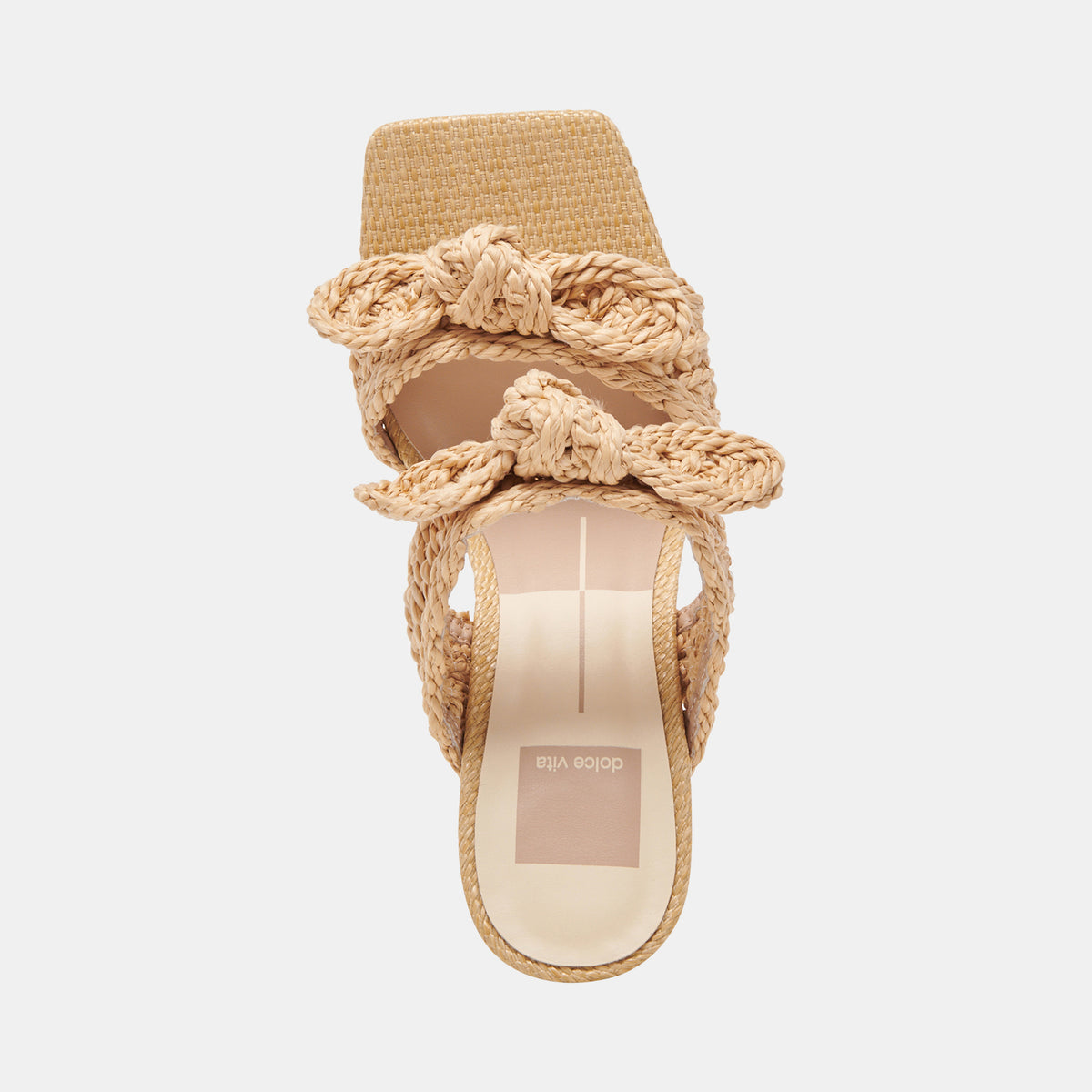 NIYAH HEELS LT NATURAL RAFFIA â Dolce Vita