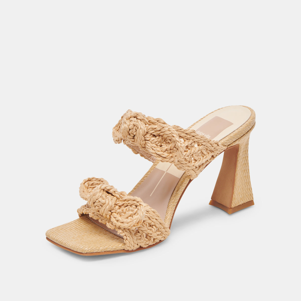 NIYAH HEELS LT NATURAL RAFFIA â Dolce Vita