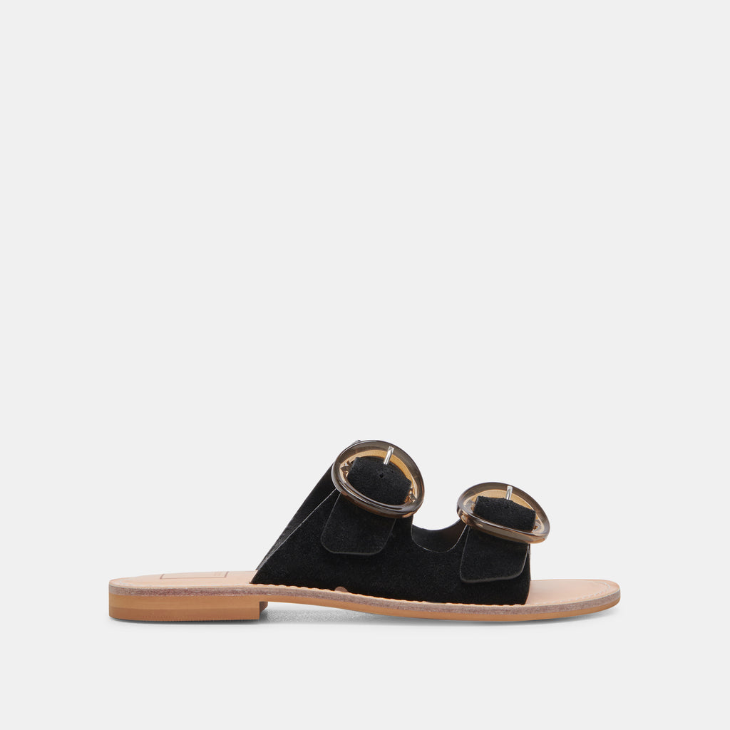 SECILY SANDALS ONYX SUEDE - image 1