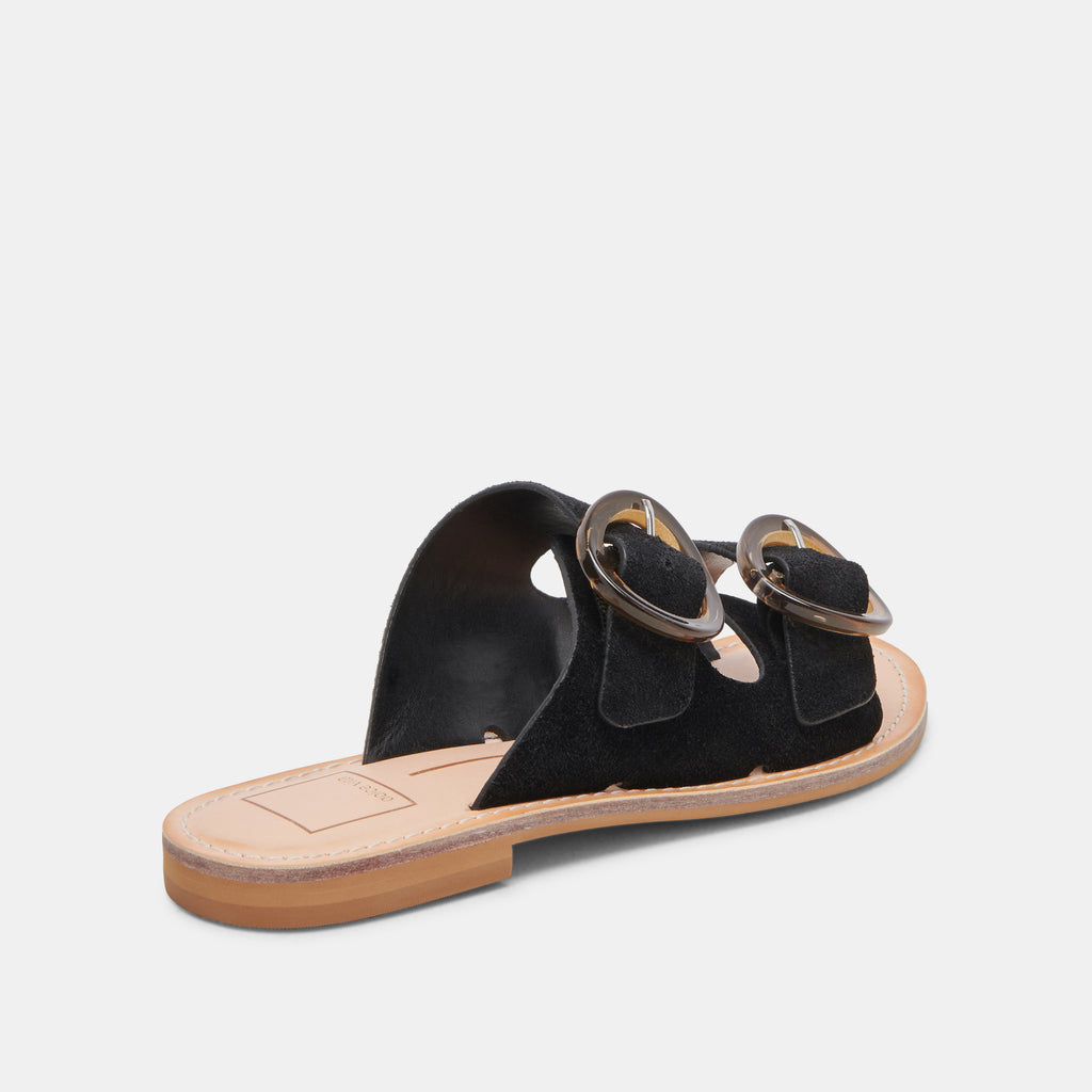SECILY SANDALS ONYX SUEDE - image 3
