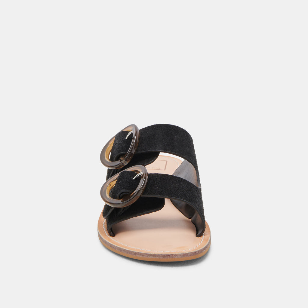 SECILY SANDALS ONYX SUEDE - image 6