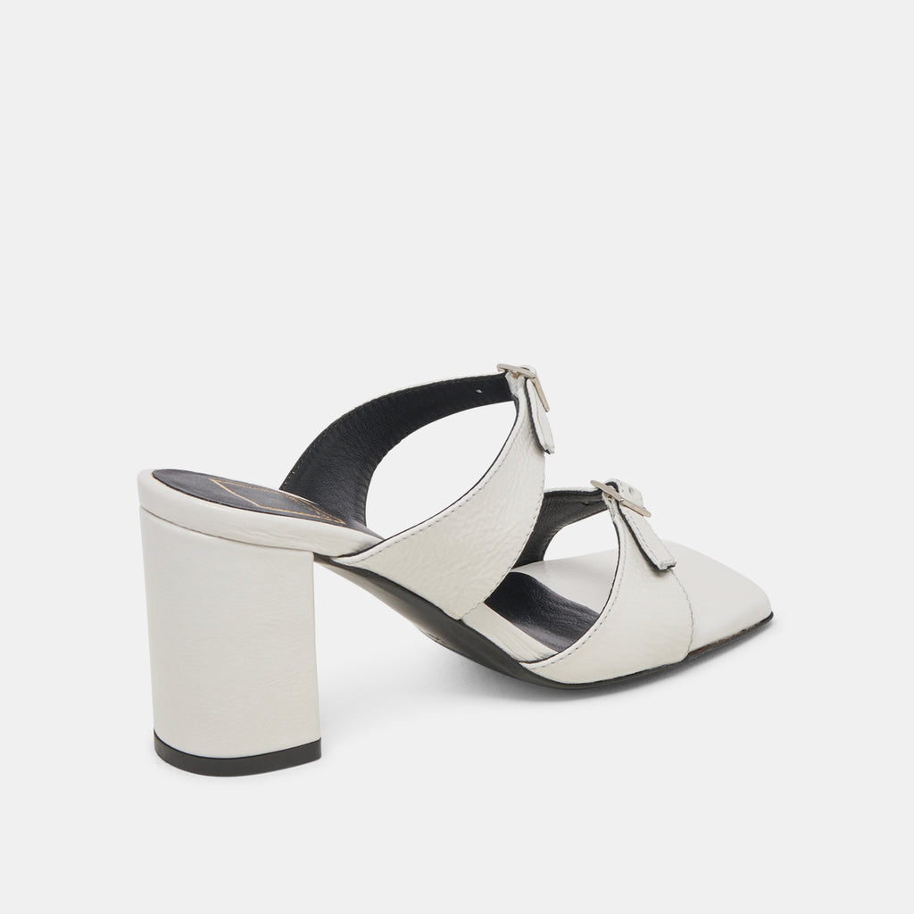SHANE HEELS OFF WHITE CRINKLE PATENT - image 8