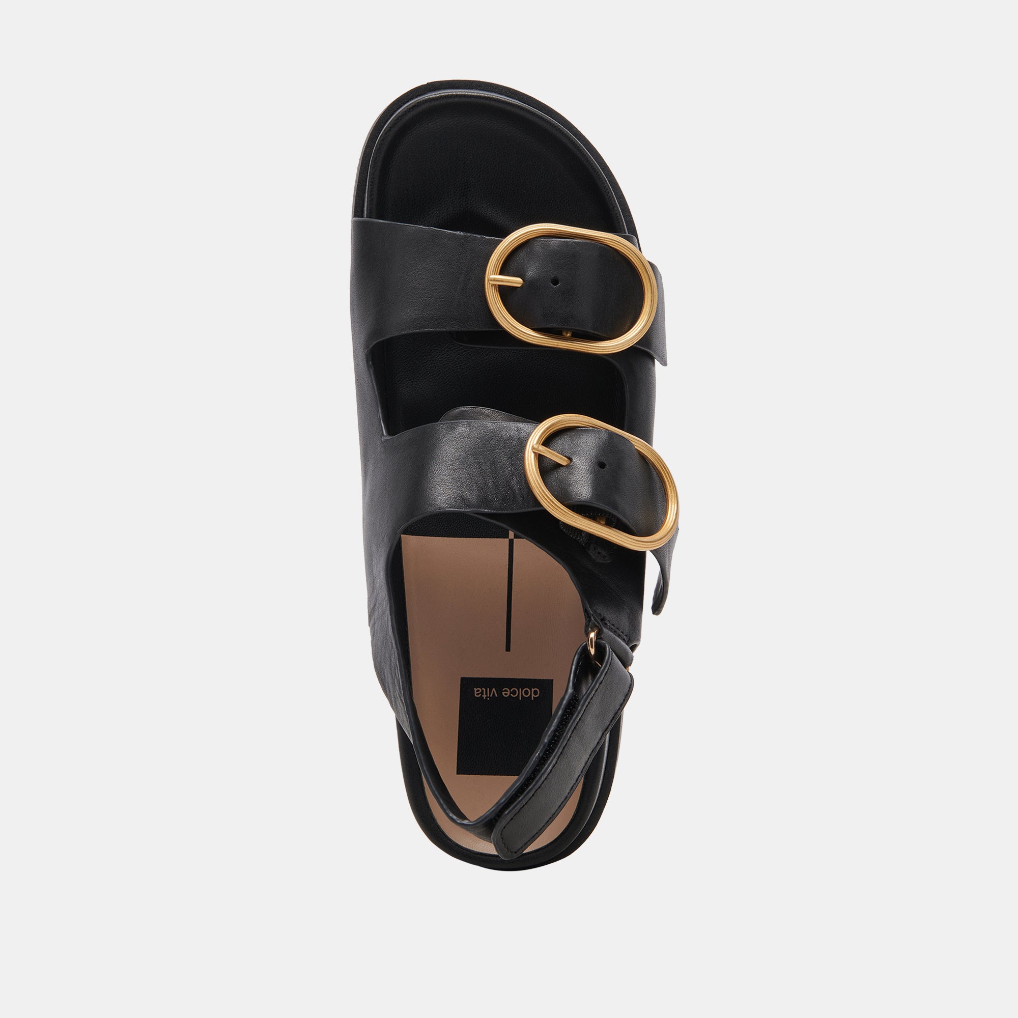 STARLA SANDALS BLACK LEATHER – Dolce Vita