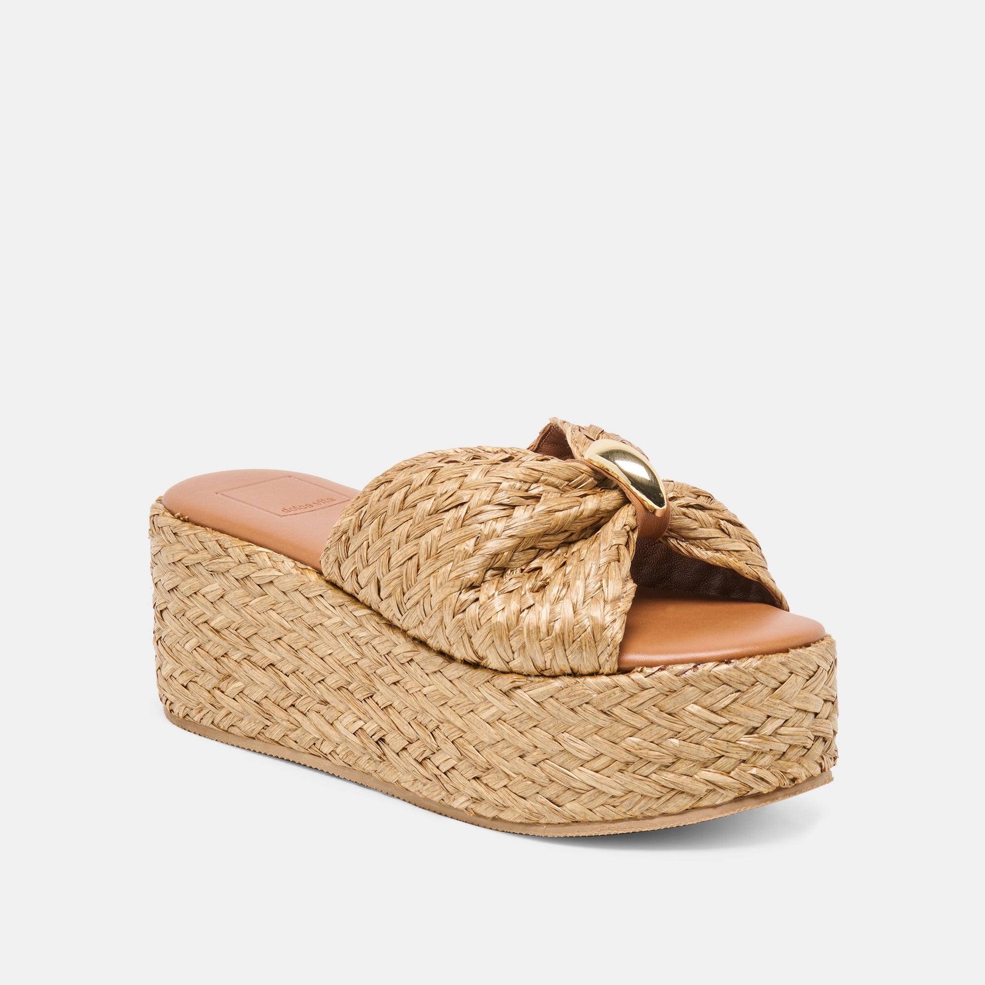 BARRIO WEDGES NATURAL RAFFIA - view 2