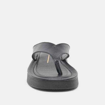 BLAYZE SANDALS BLACK LEATHER