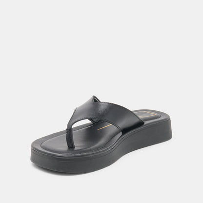 BLAYZE SANDALS BLACK LEATHER