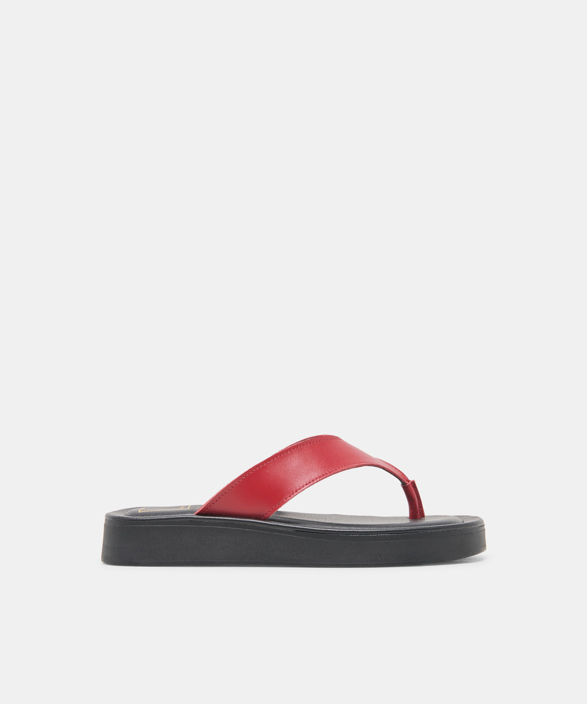 BLAYZE Red Leather Platform Flip-Flop Sandals | Dolce Vita