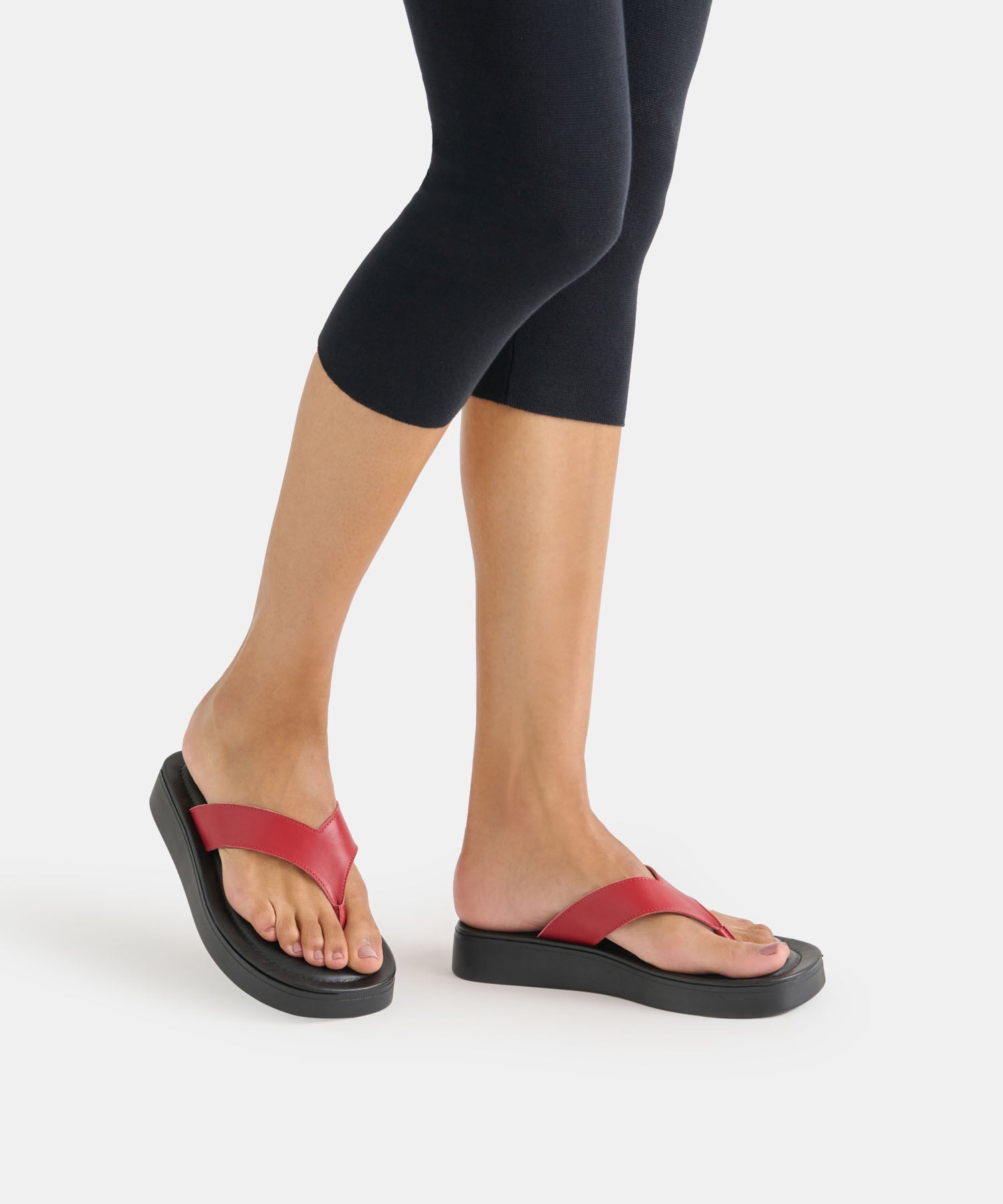 BLAYZE SANDALS RED LEATHER - view 2