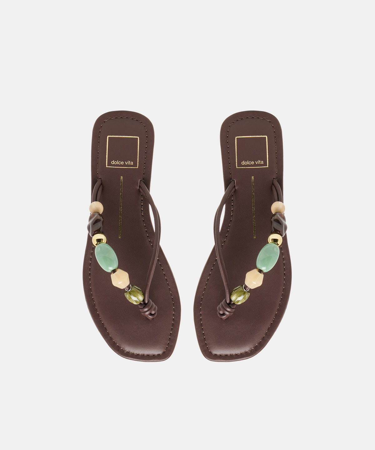 CELY SANDALS DK BROWN LEATHER - view 4