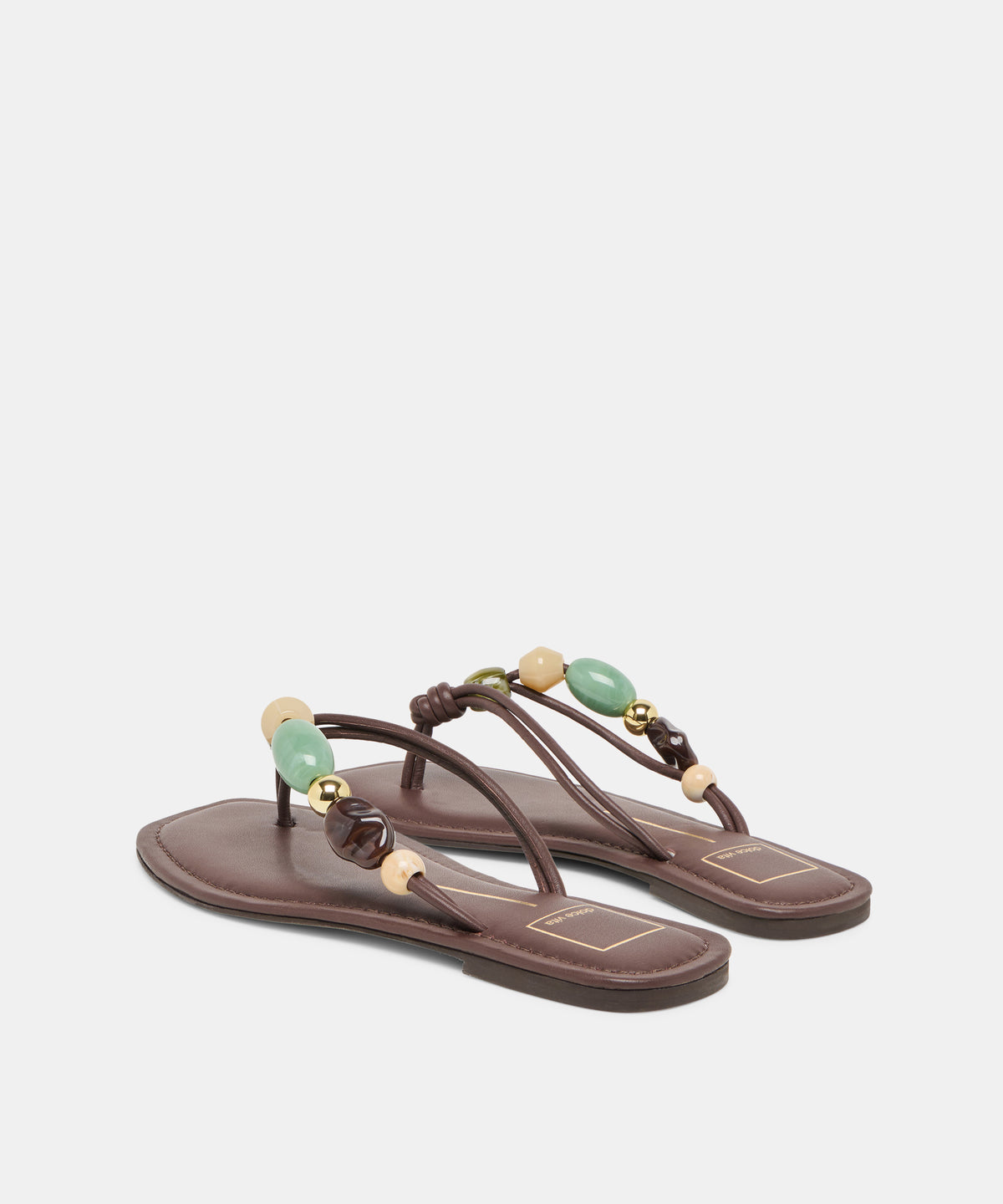 CELY SANDALS DK BROWN LEATHER - view 6