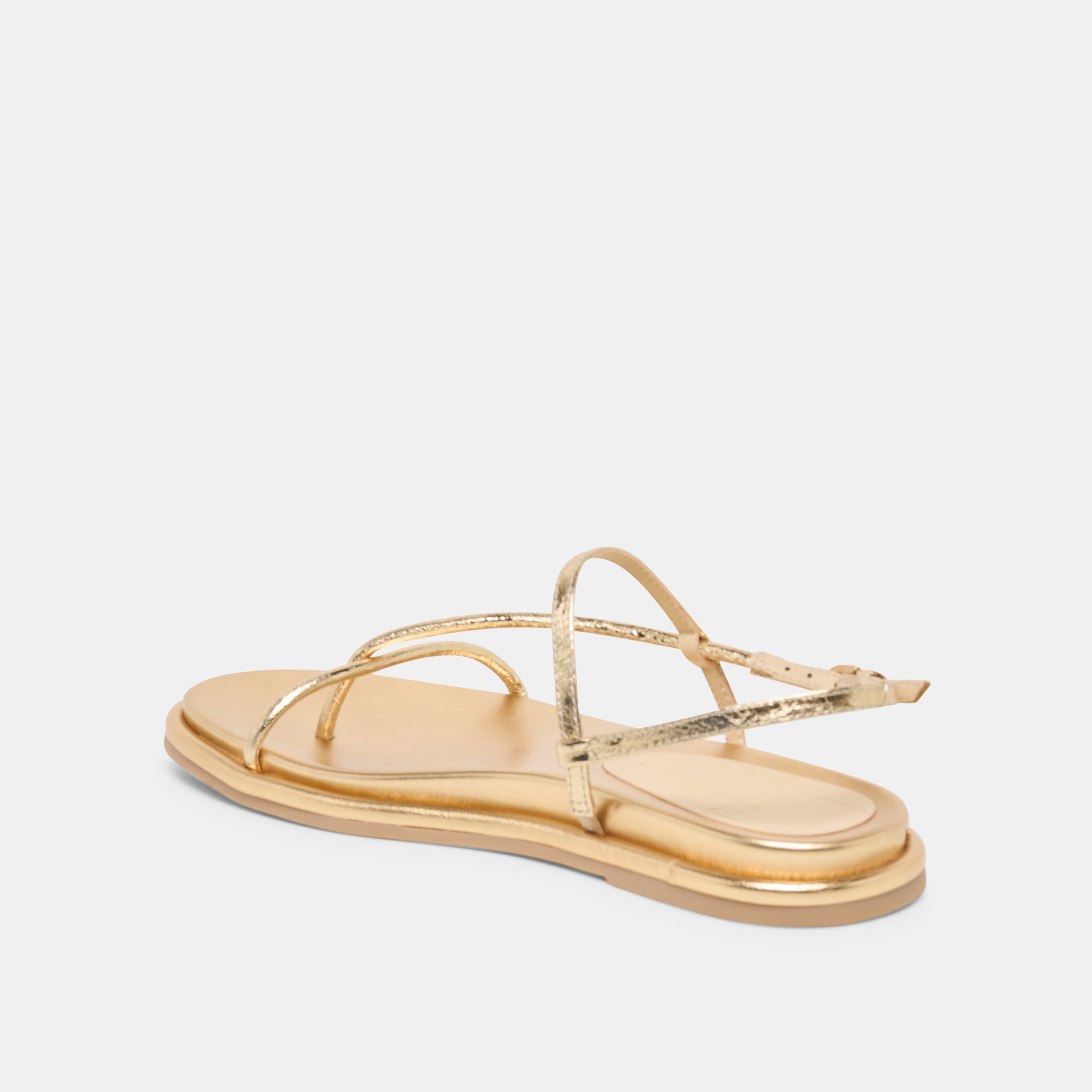 DOM SANDALS GOLD DISTRESSED LEATHER