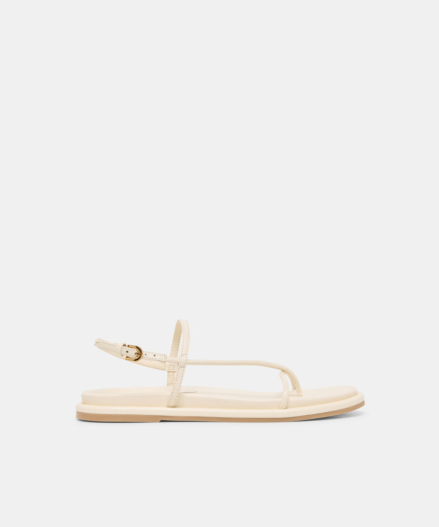 Dom Off White Leather Sandals | Dolce Vita