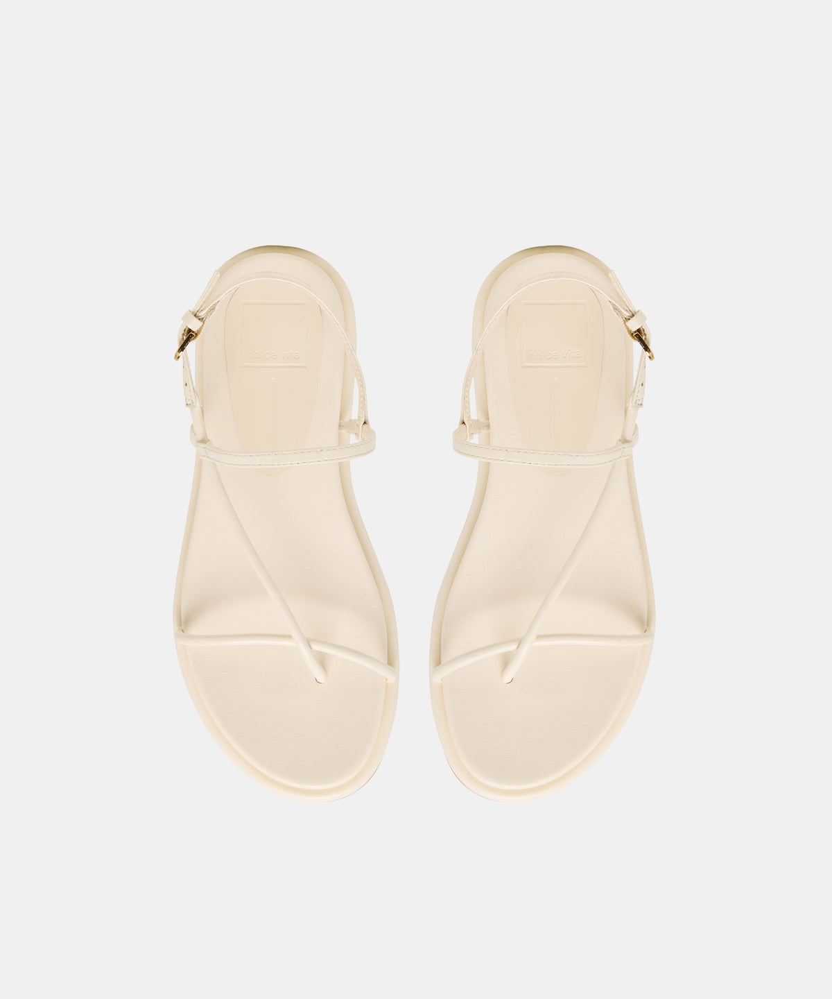 DOM SANDALS OFF WHITE LEATHER - view 3