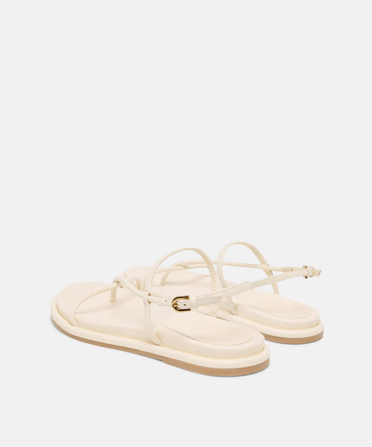 DOM SANDALS OFF WHITE LEATHER - view 4