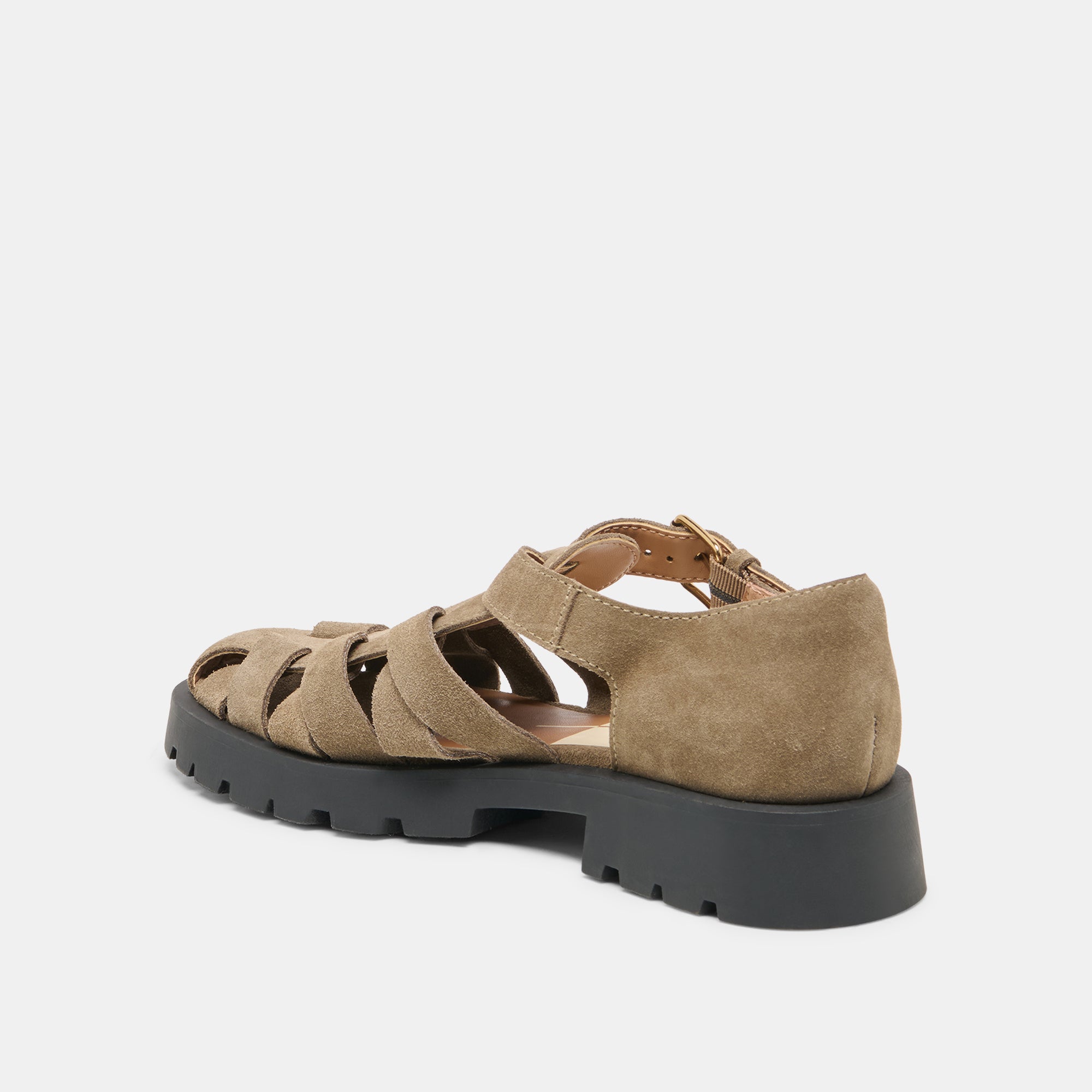 ELSAH FLATS OLIVE SUEDE - view 5