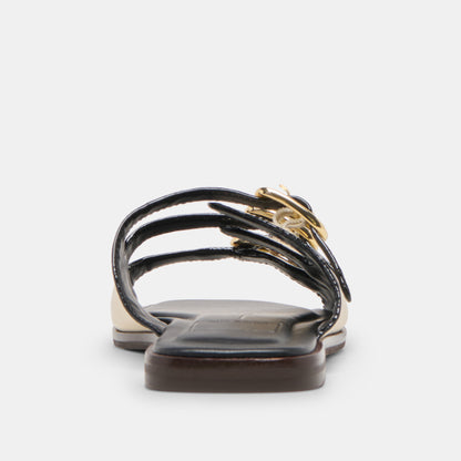 FIN SANDALS BONE LEATHER