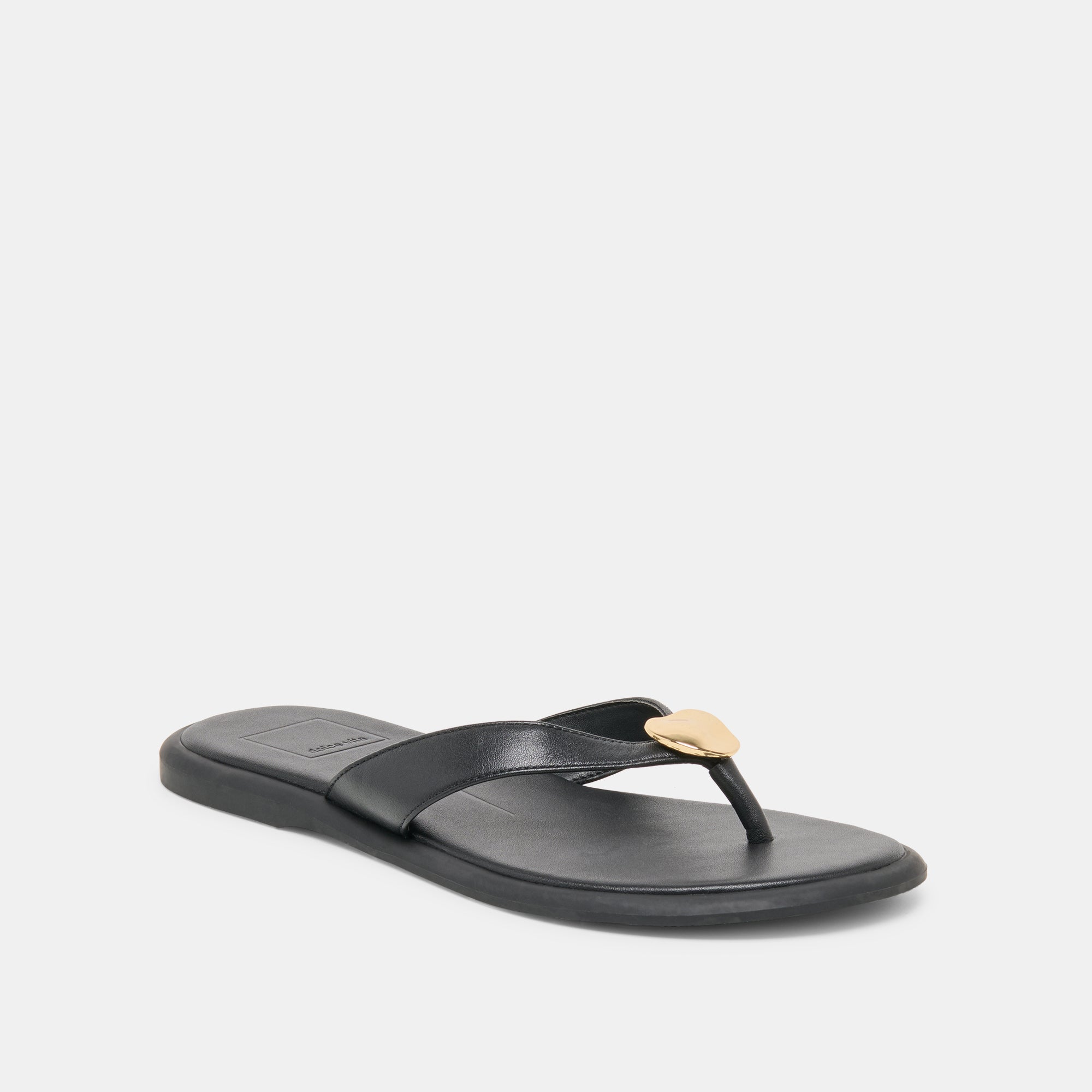 JAINA SANDALS BLACK LEATHER