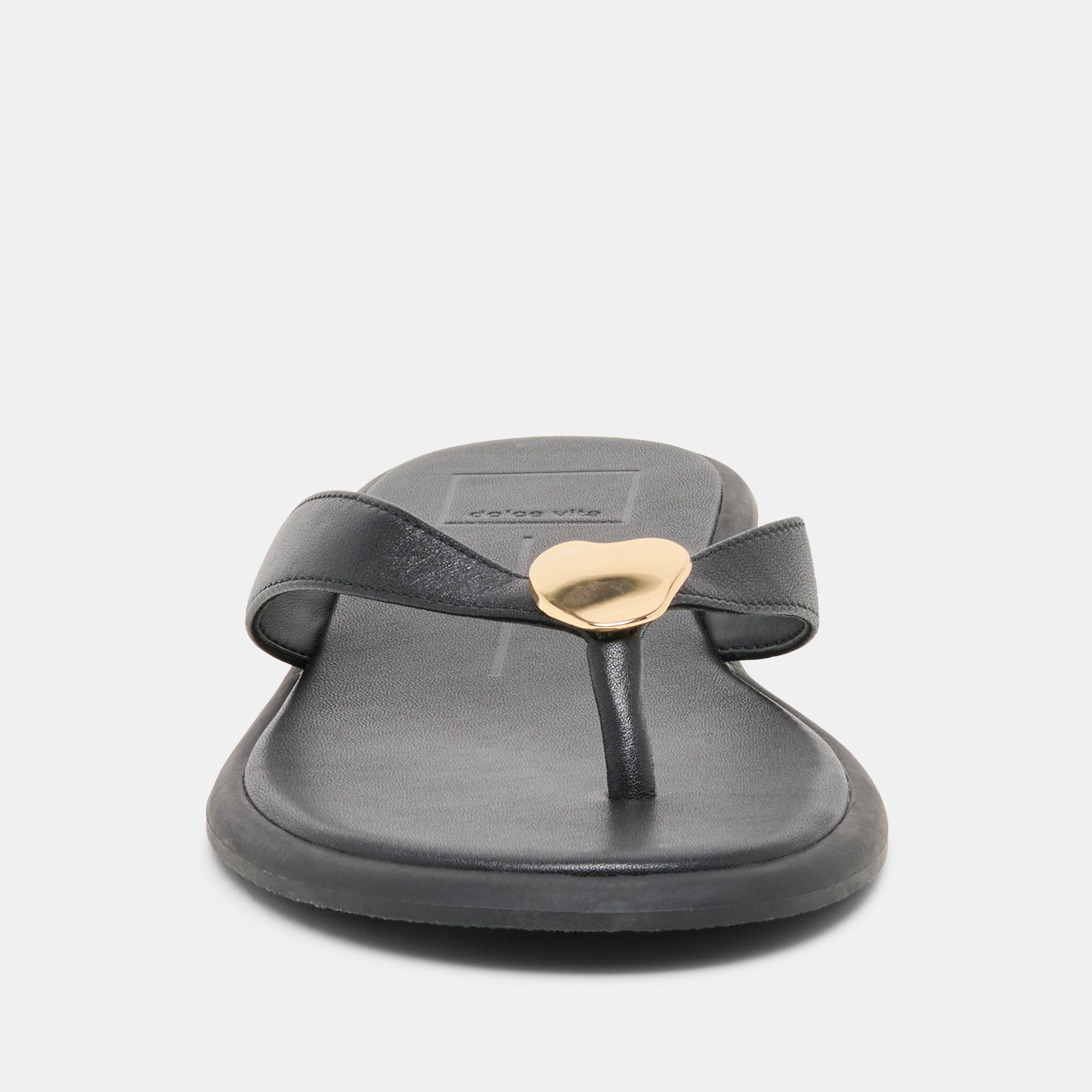 JAINA SANDALS BLACK LEATHER