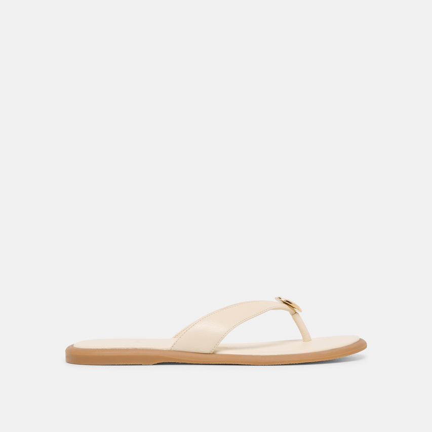 Jaina Bone Leather Sandals | Dolce Vita