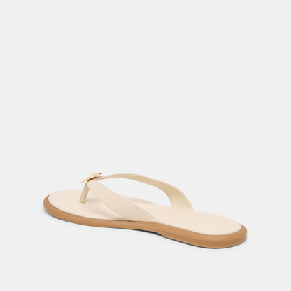 JAINA SANDALS BONE LEATHER