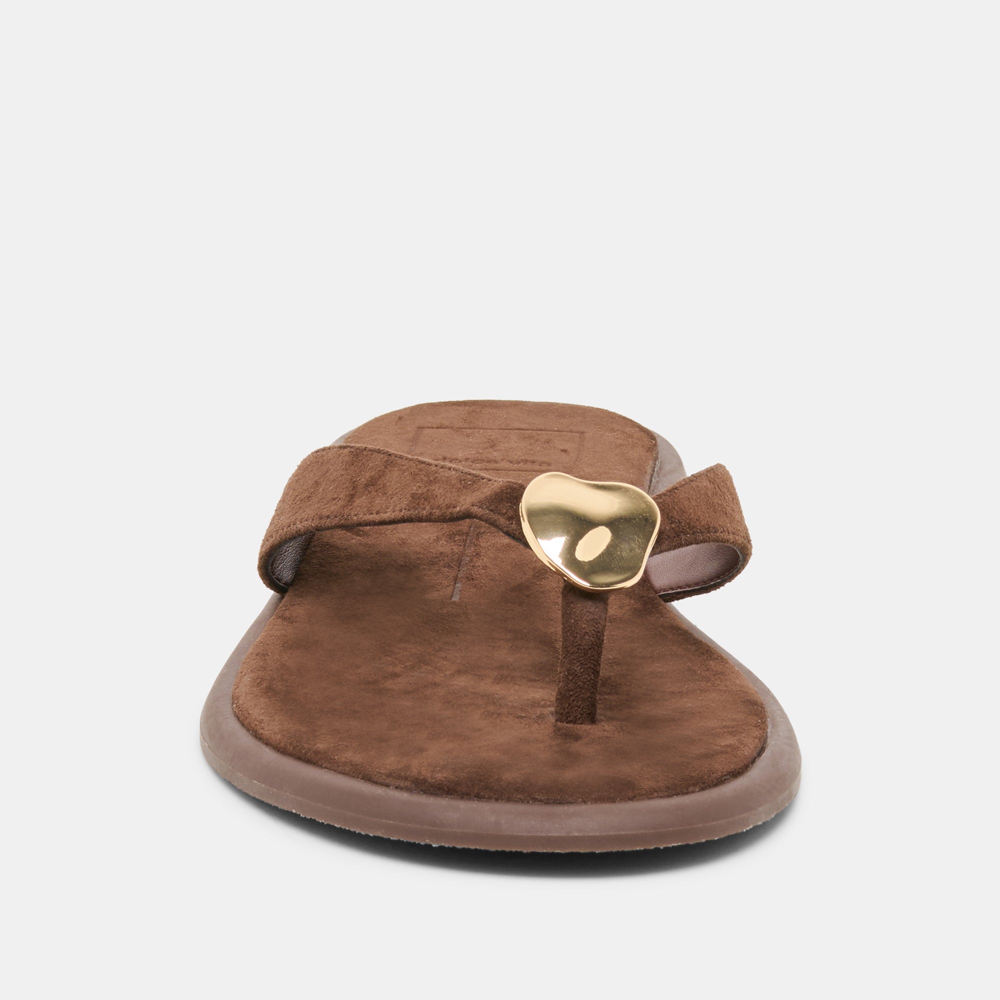 JAINA SANDALS DK BROWN SUEDE