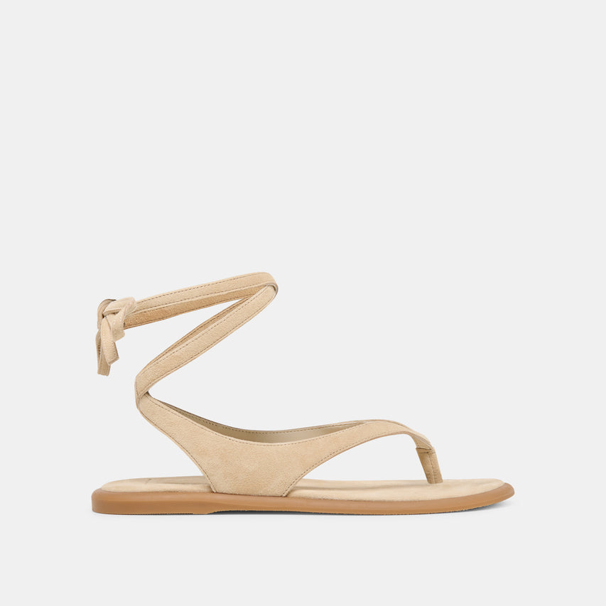 Jayden Almond Suede Sandals | Dolce Vita