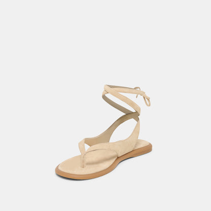 JAYDEN SANDALS ALMOND SUEDE