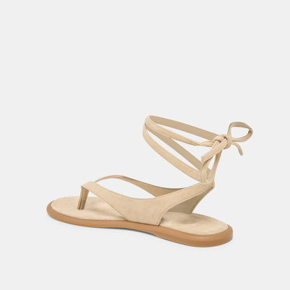 JAYDEN SANDALS ALMOND SUEDE