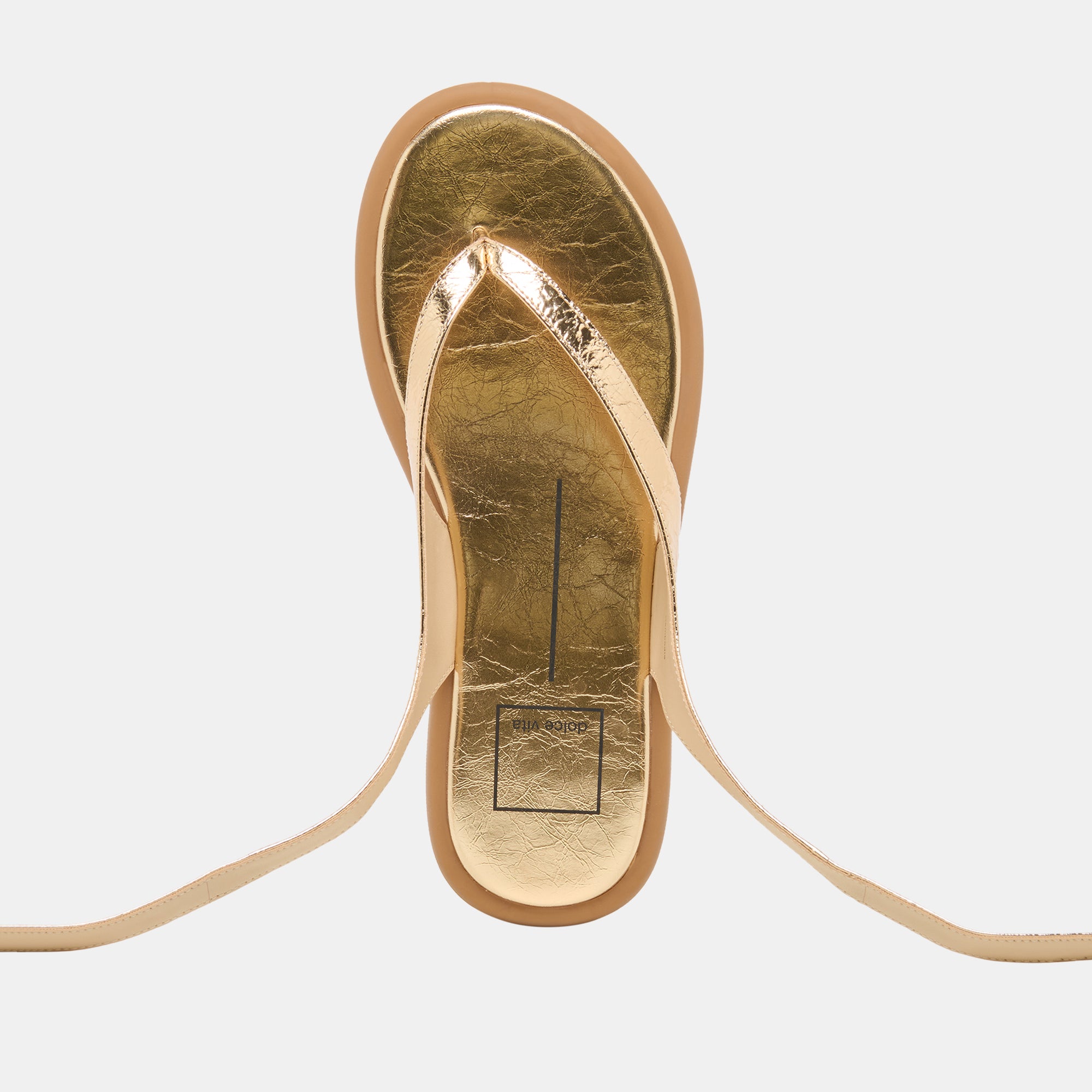 JAYDEN SANDALS GOLD DISTRESSED LEATHER