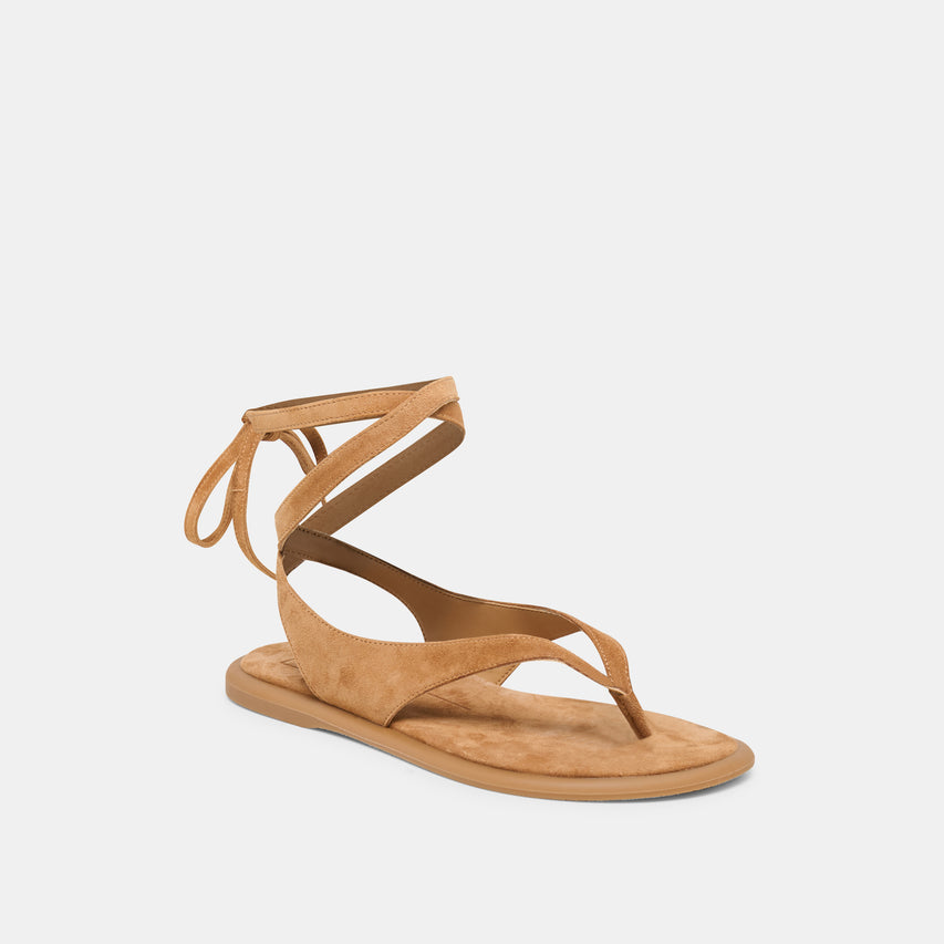 JAYDEN SANDALS TEAK SUEDE
