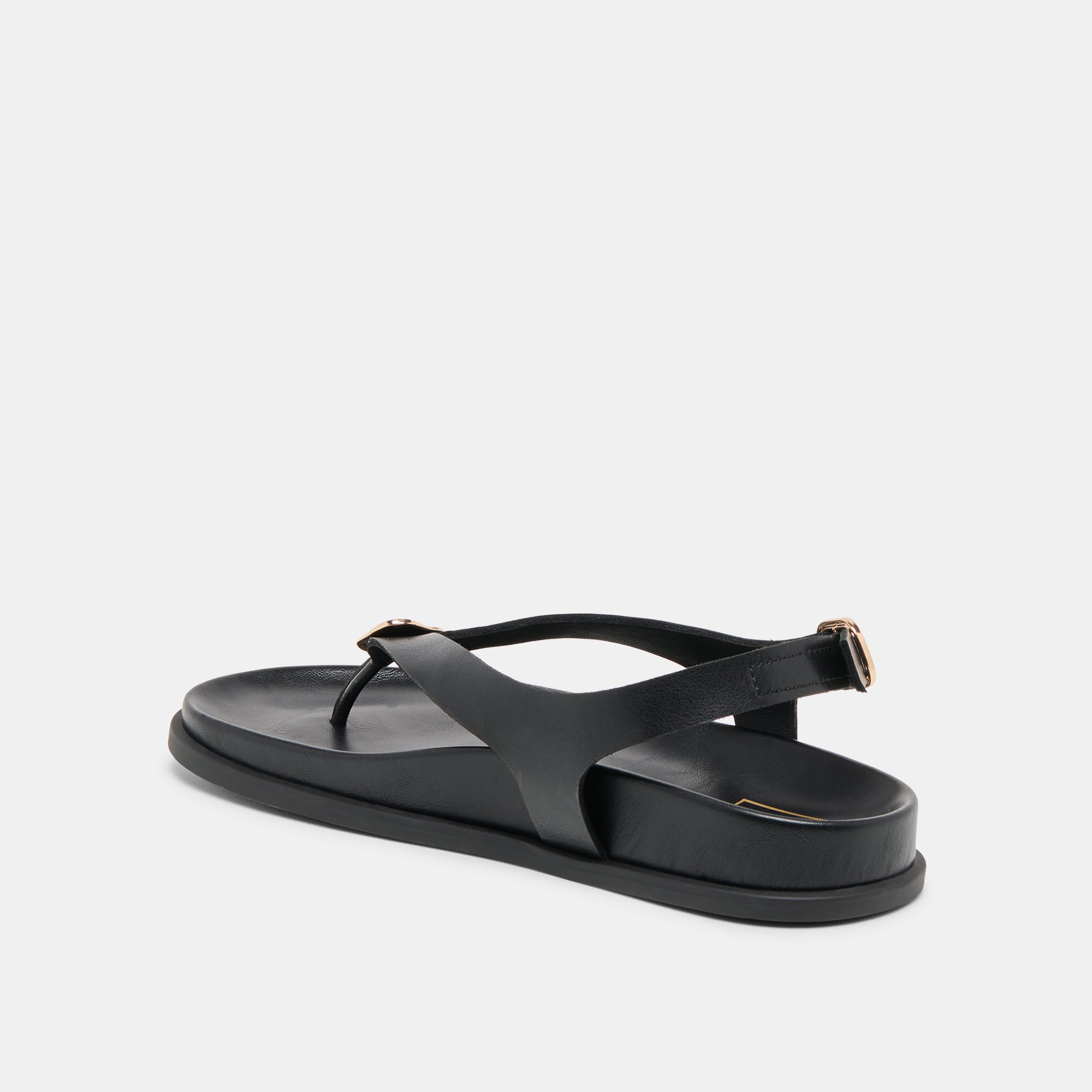 JONY SANDALS BLACK LEATHER
