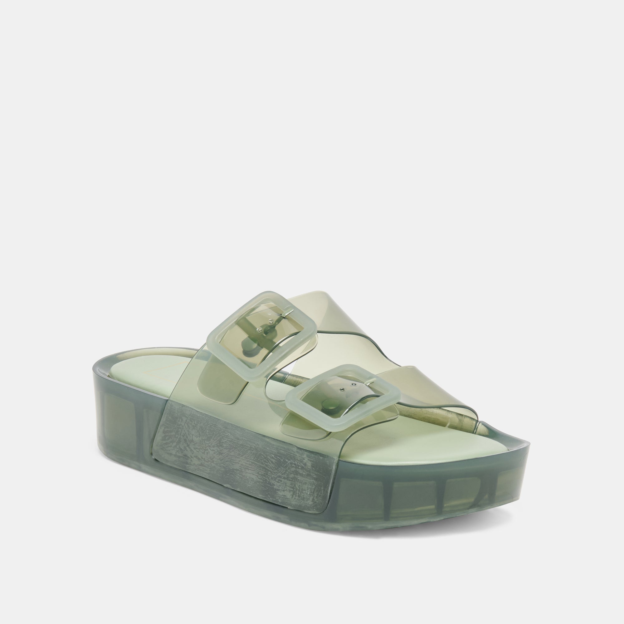 JULIO X SANDALS OLIVE VINYL - view 2