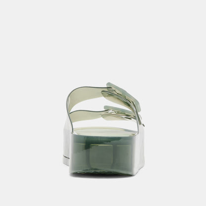 JULIO X SANDALS OLIVE VINYL