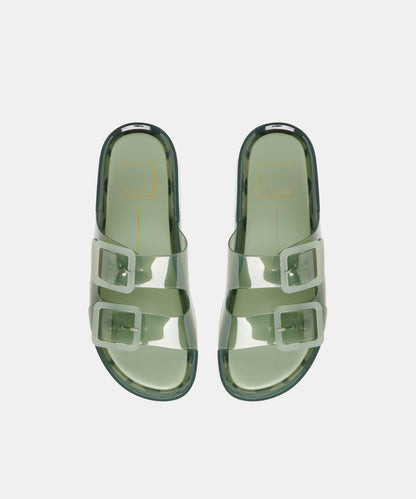 JULIO X SANDALS OLIVE VINYL