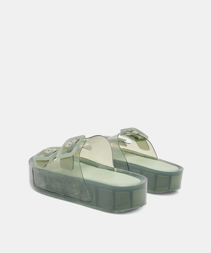 JULIO X SANDALS OLIVE VINYL