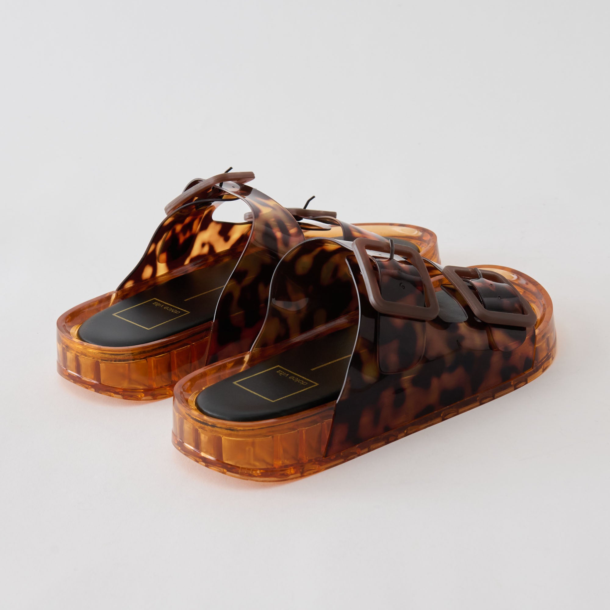 JULIO SANDALS TORTOISE VINYL