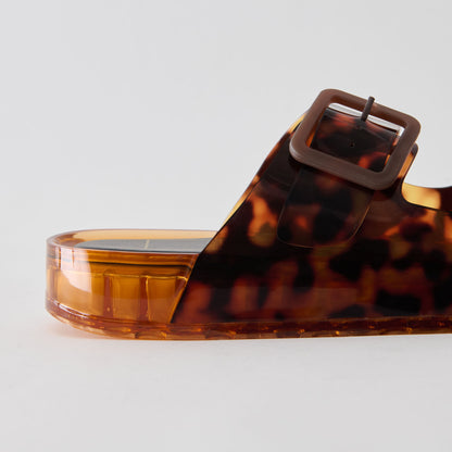 JULIO SANDALS TORTOISE VINYL