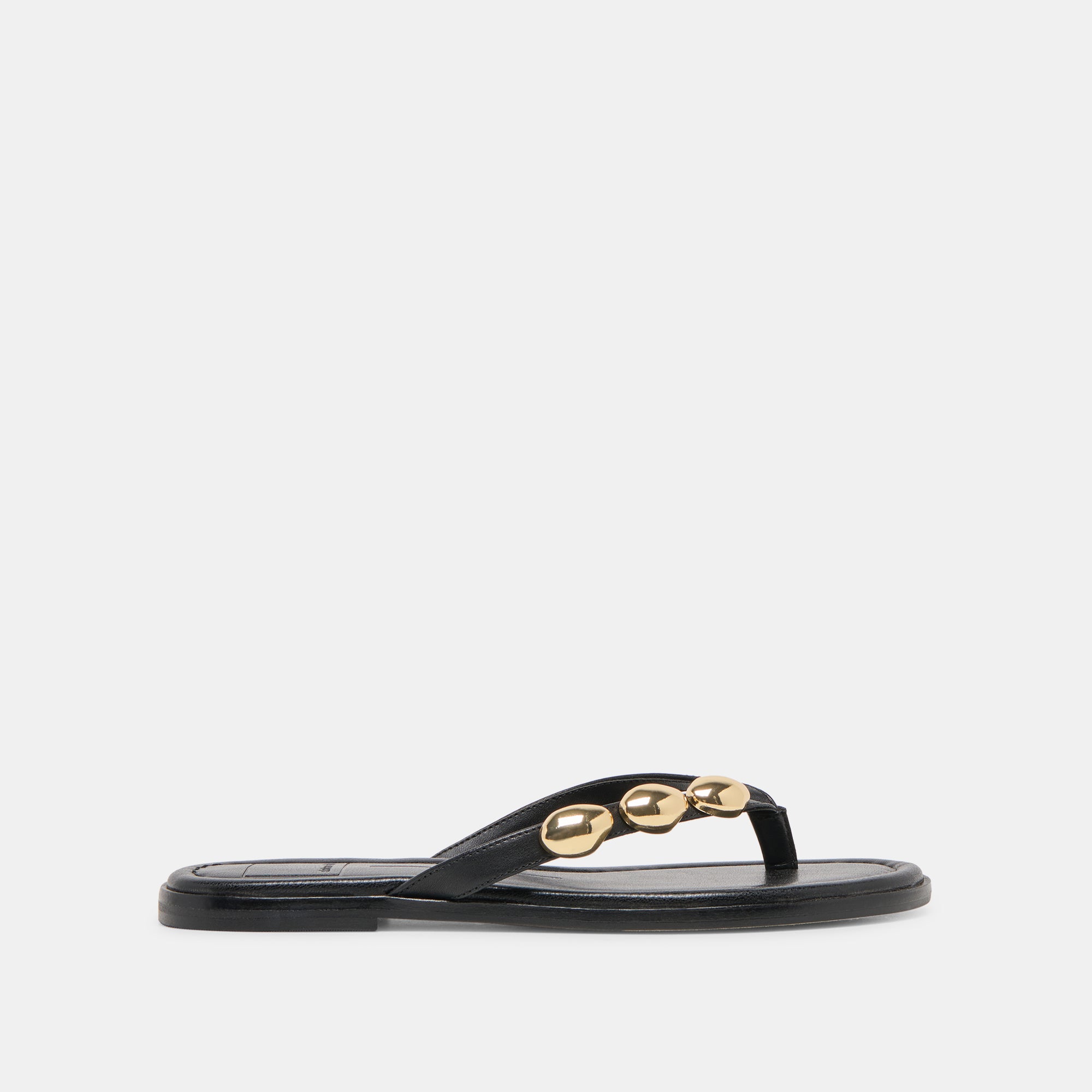 Juny Black Leather Sandals | Dolce Vita