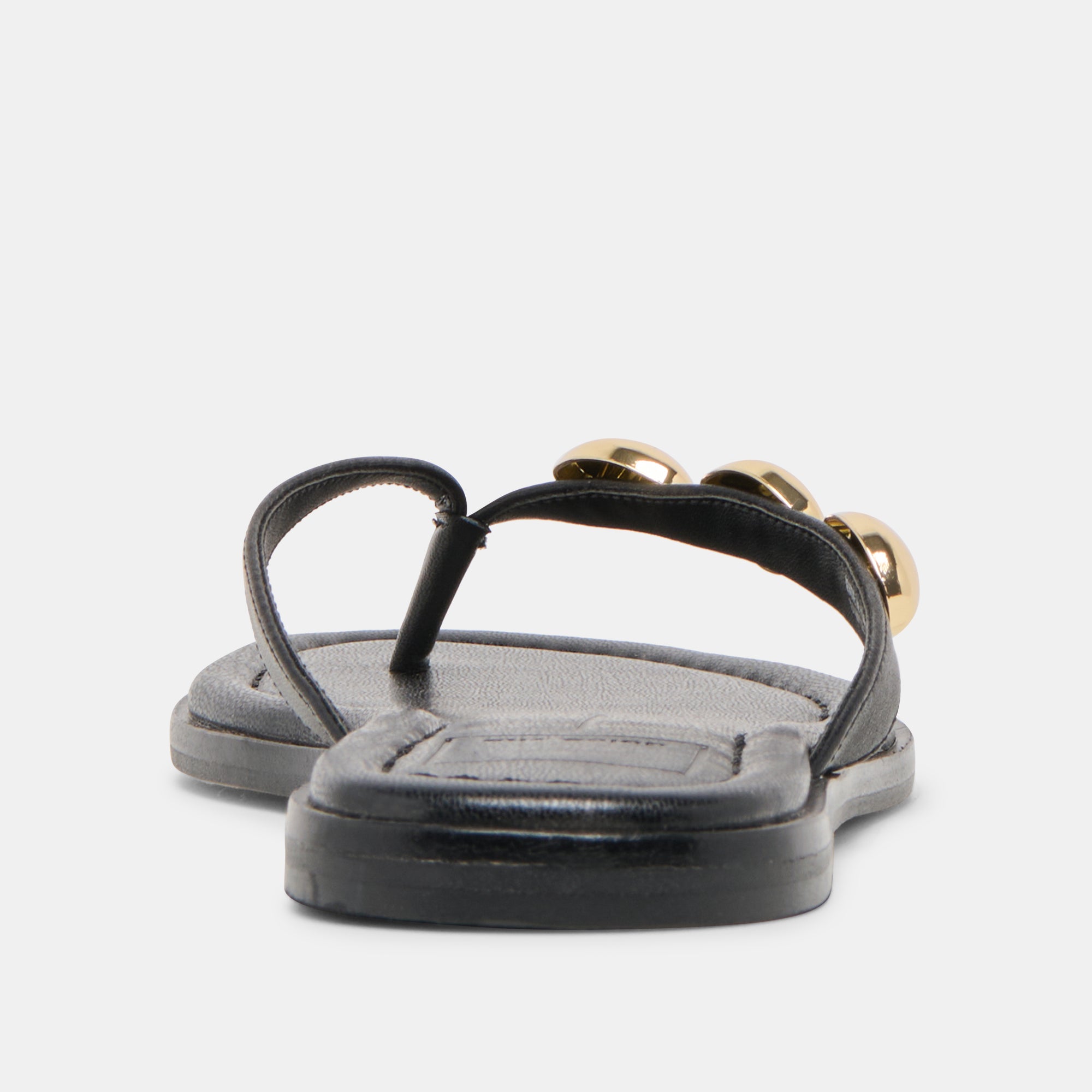 JUNY SANDALS BLACK LEATHER