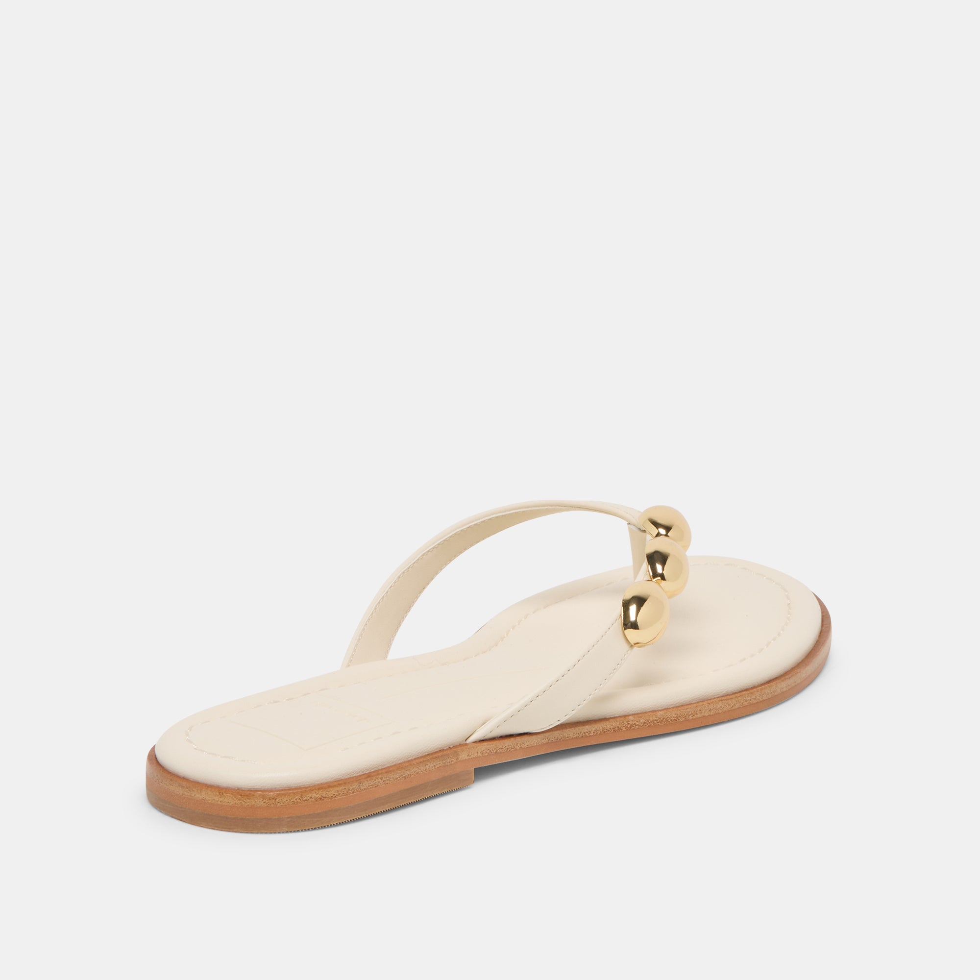 JUNY SANDALS OFF WHITE LEATHER