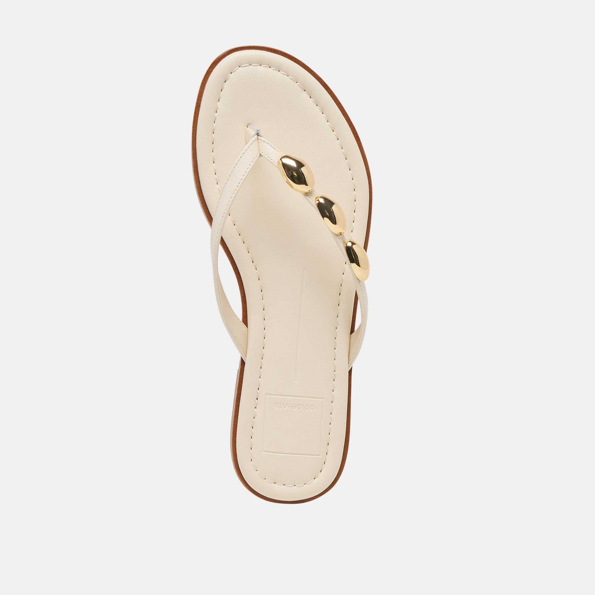 JUNY SANDALS OFF WHITE LEATHER