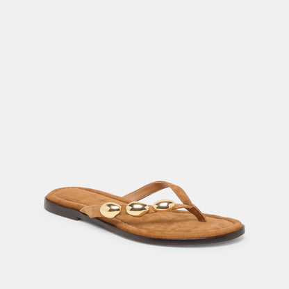 JUNY SANDALS TEAK SUEDE