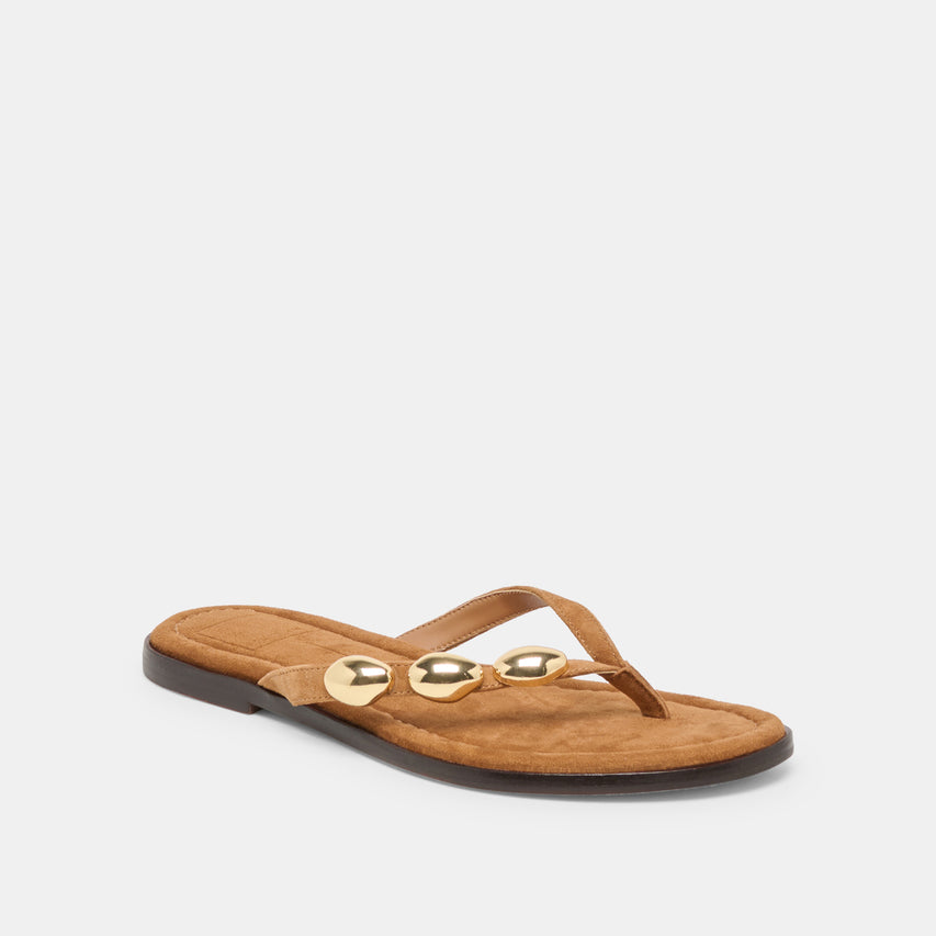 JUNY SANDALS TEAK SUEDE