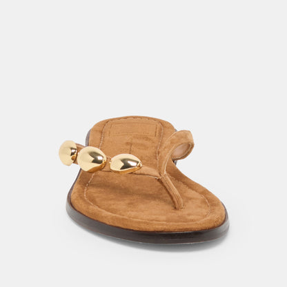 JUNY SANDALS TEAK SUEDE