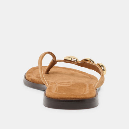 JUNY SANDALS TEAK SUEDE
