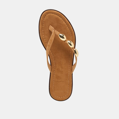 JUNY SANDALS TEAK SUEDE