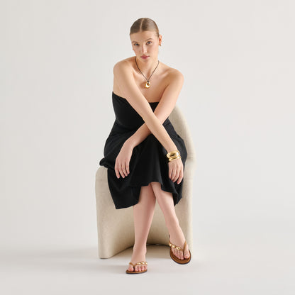 JUNY SANDALS TEAK SUEDE