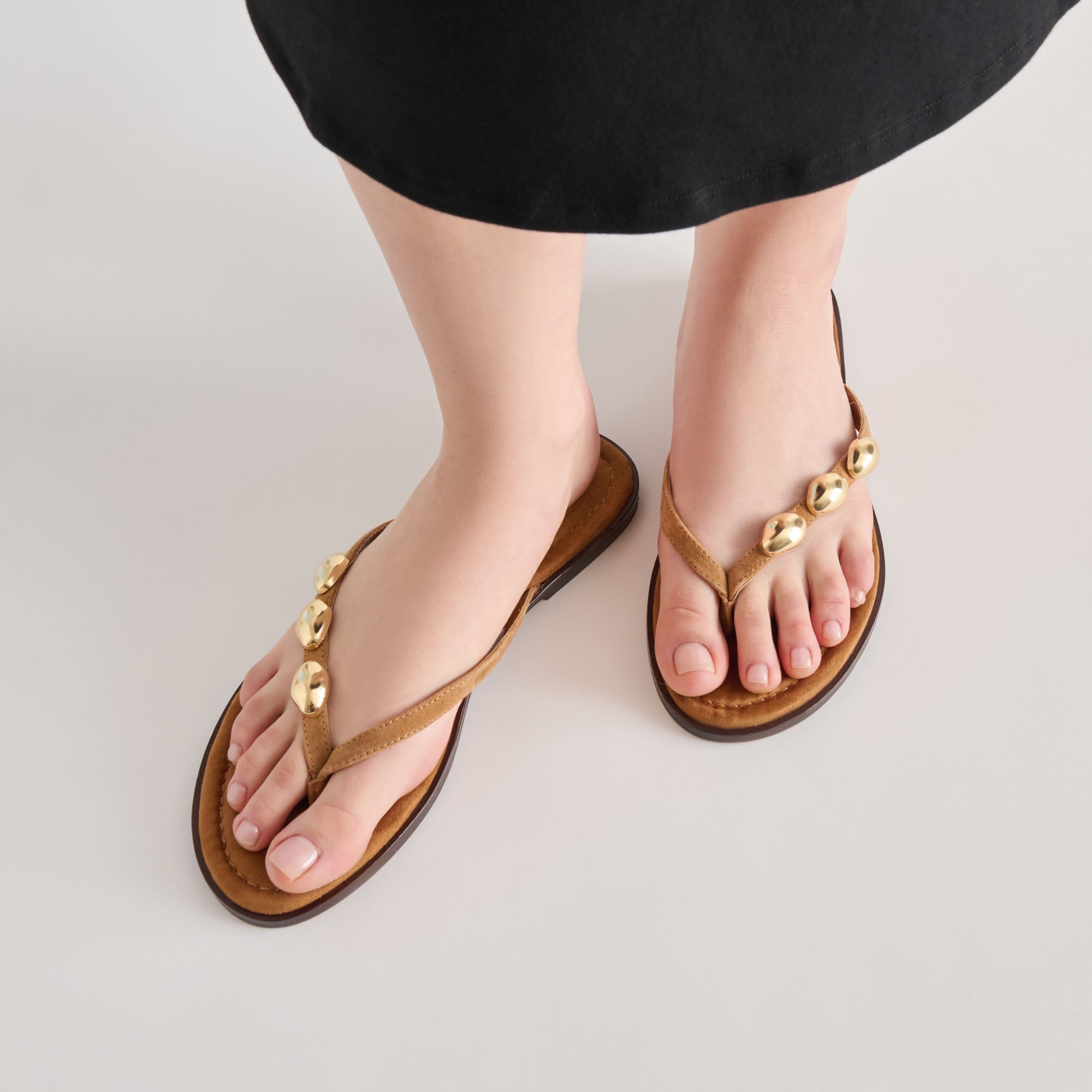 JUNY SANDALS TEAK SUEDE