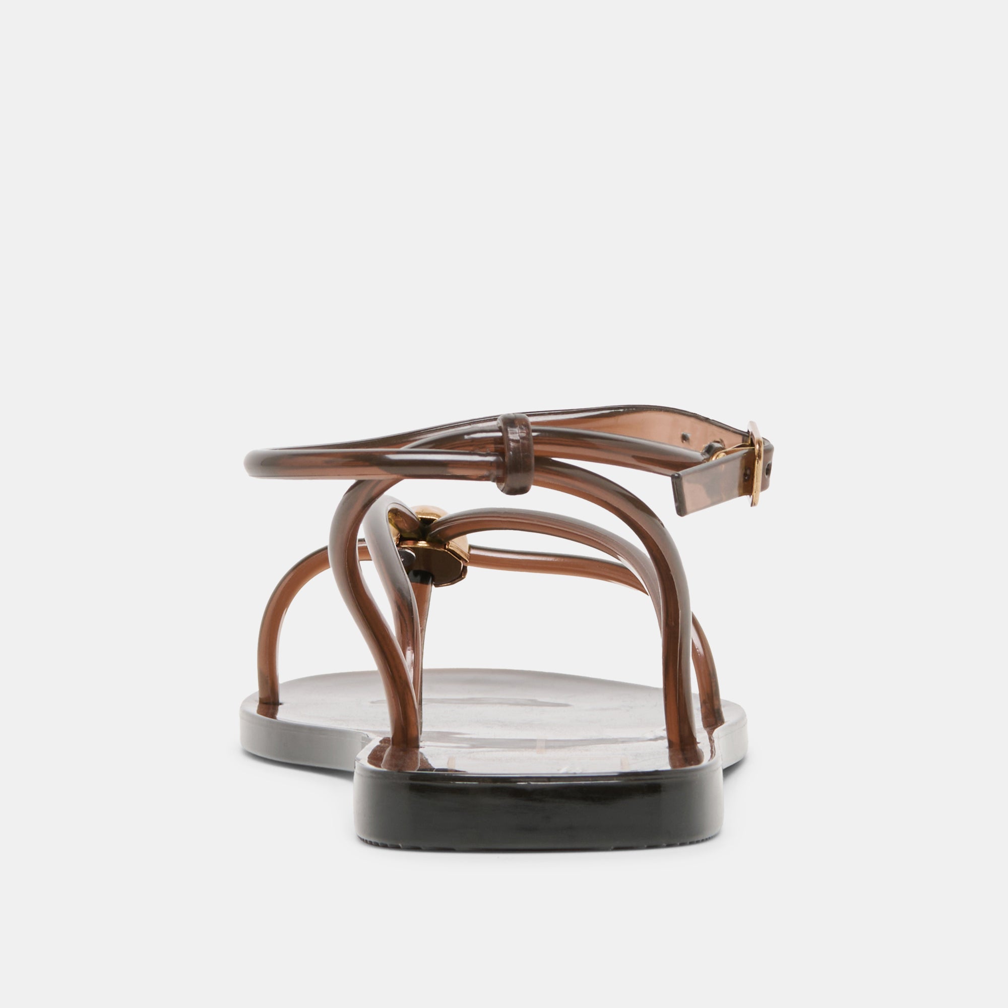 KENLEY VINYL SANDALS CHOCOLATE JELLY
