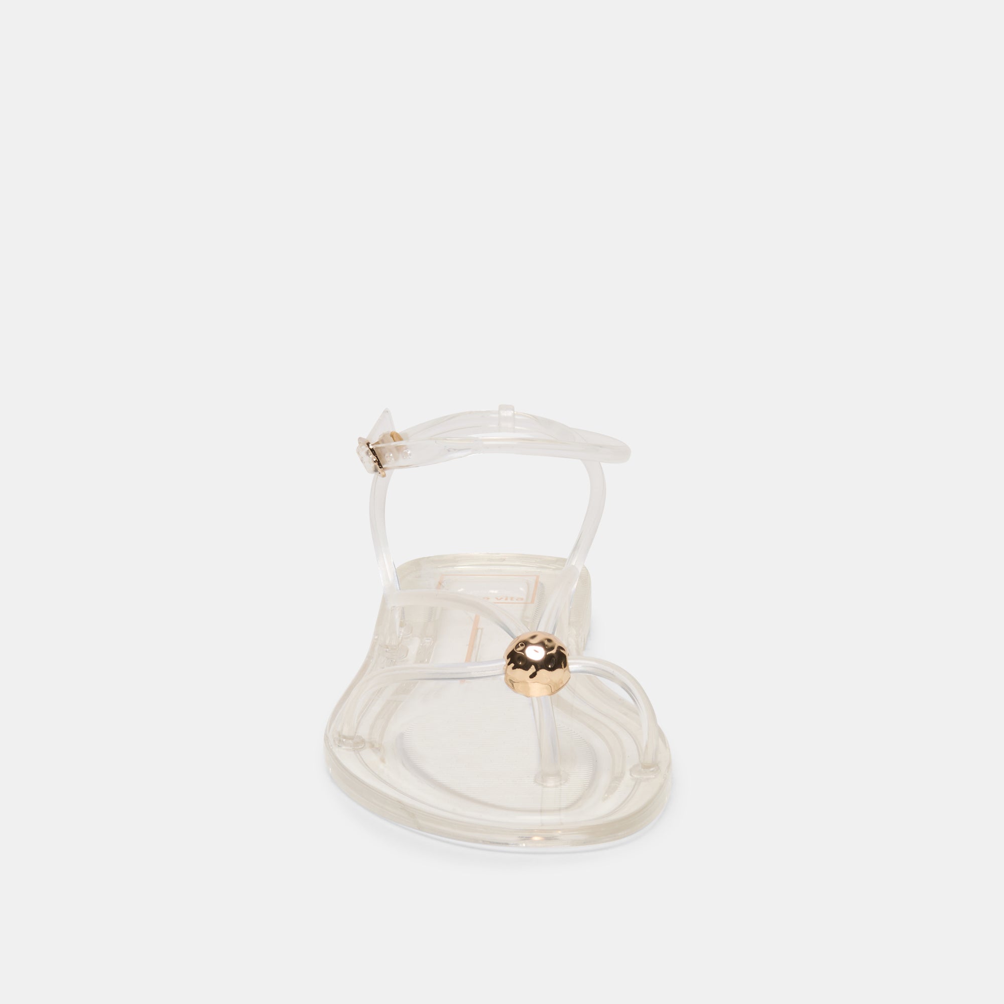 KENLEY VINYL SANDALS CRYSTAL JELLY